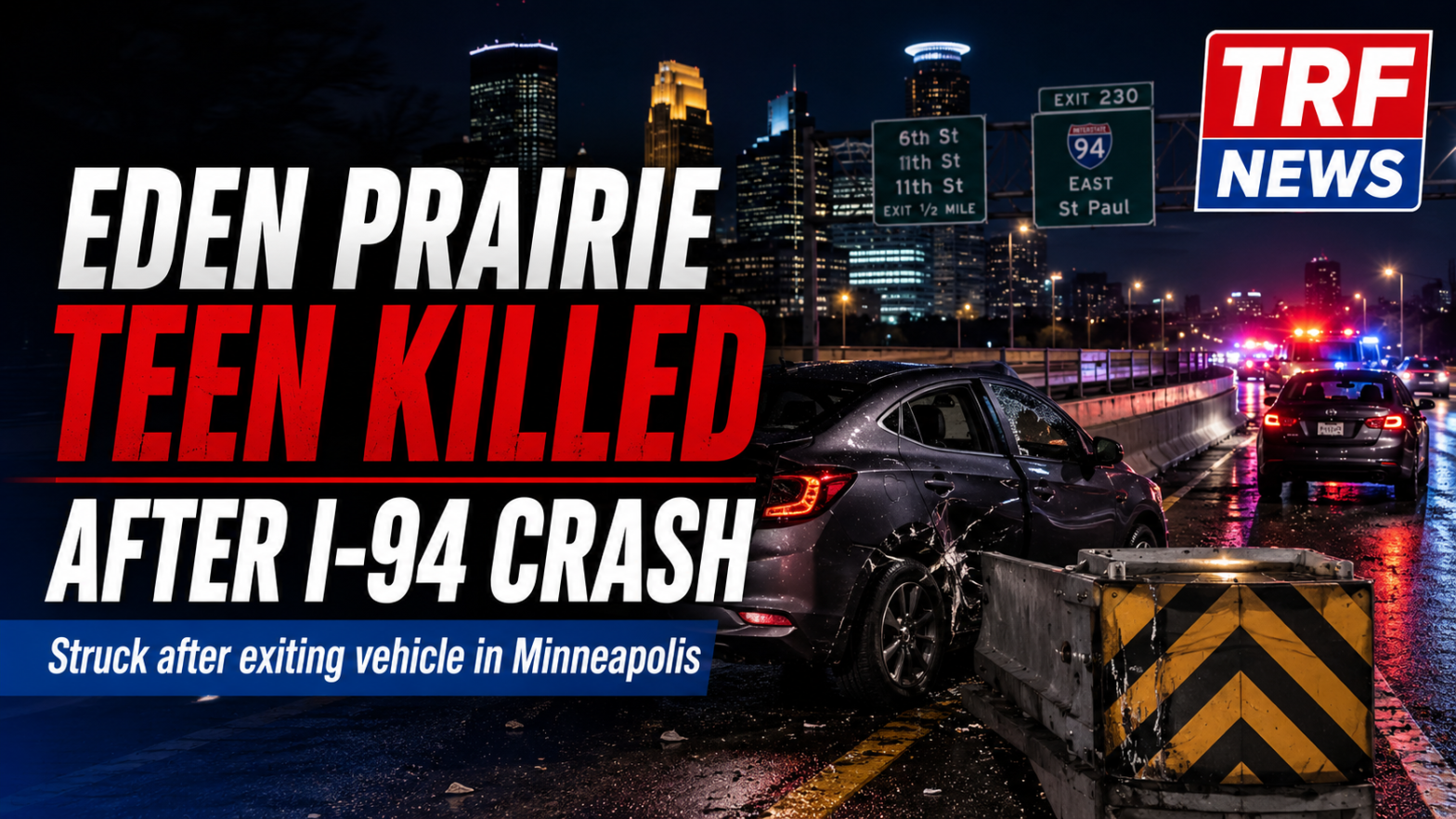 Minneapolis Crash Kills 18-Year-Old on I-94