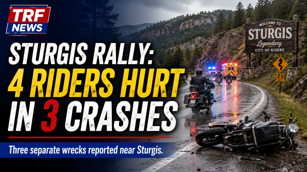 Rally Tally Day 5: Sturgis Rally Four Hurt in Three Motorcycle Crashes