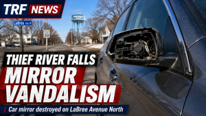Thief River Falls Car Mirror Destroyed on LaBree