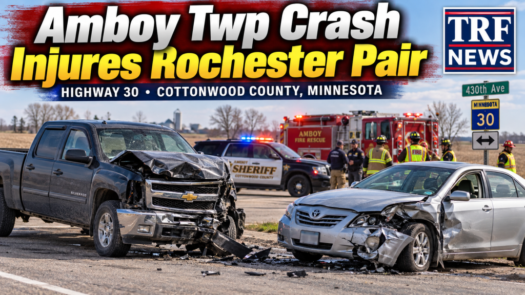 Amboy Township Crash Injures Rochester Pair
