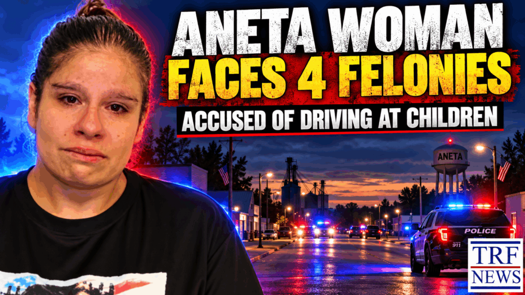 Aneta Woman Faces 4 Felonies After Driving Toward Children