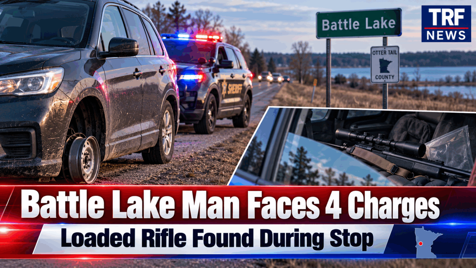 Battle Lake Man Faces 4 Charges After Traffic Stop