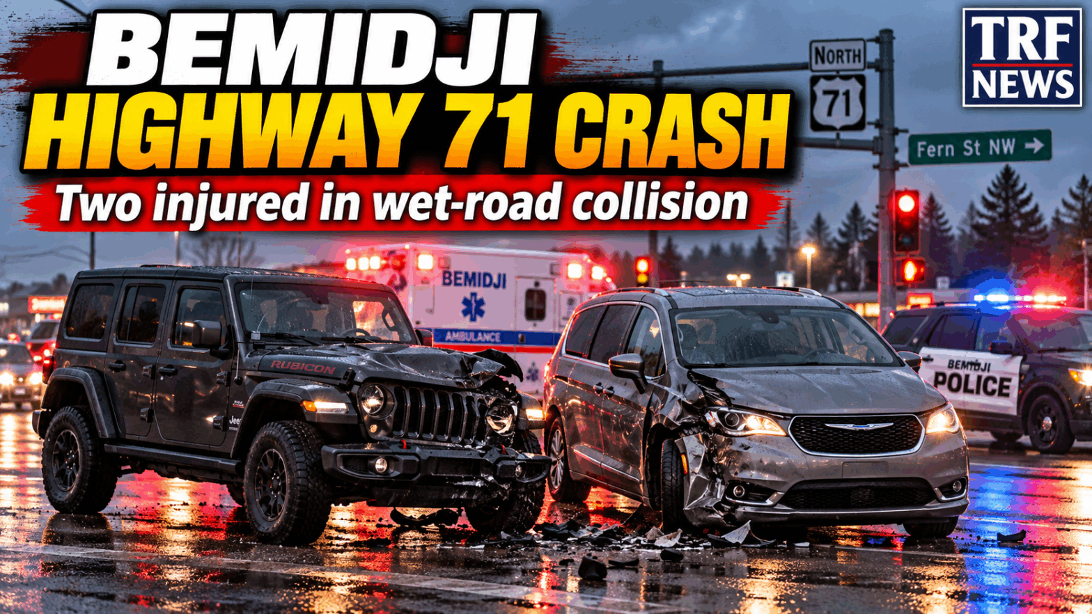 Bemidji Crash Injures Two on Highway 71