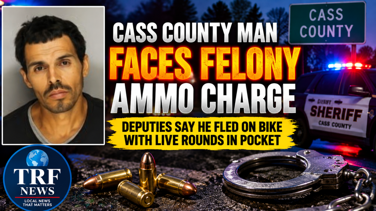 Cass County Man Faces Felony Ammo Charge