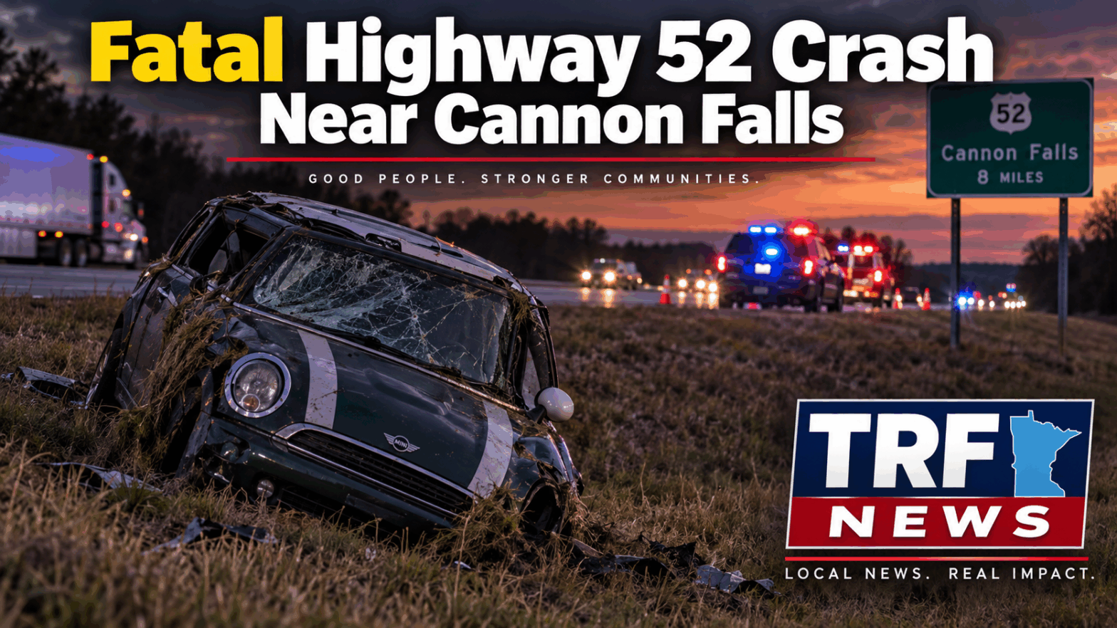 Cannon Falls Crash Kills Eagan Man on Highway 52