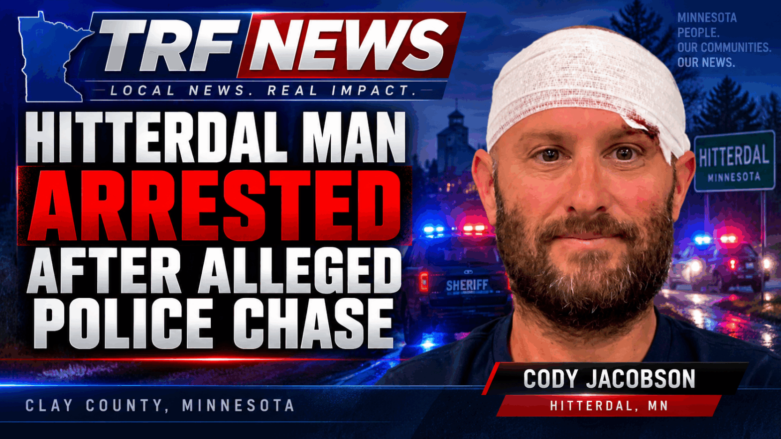 Hitterdal Man Arrested After Alleged Police Chase