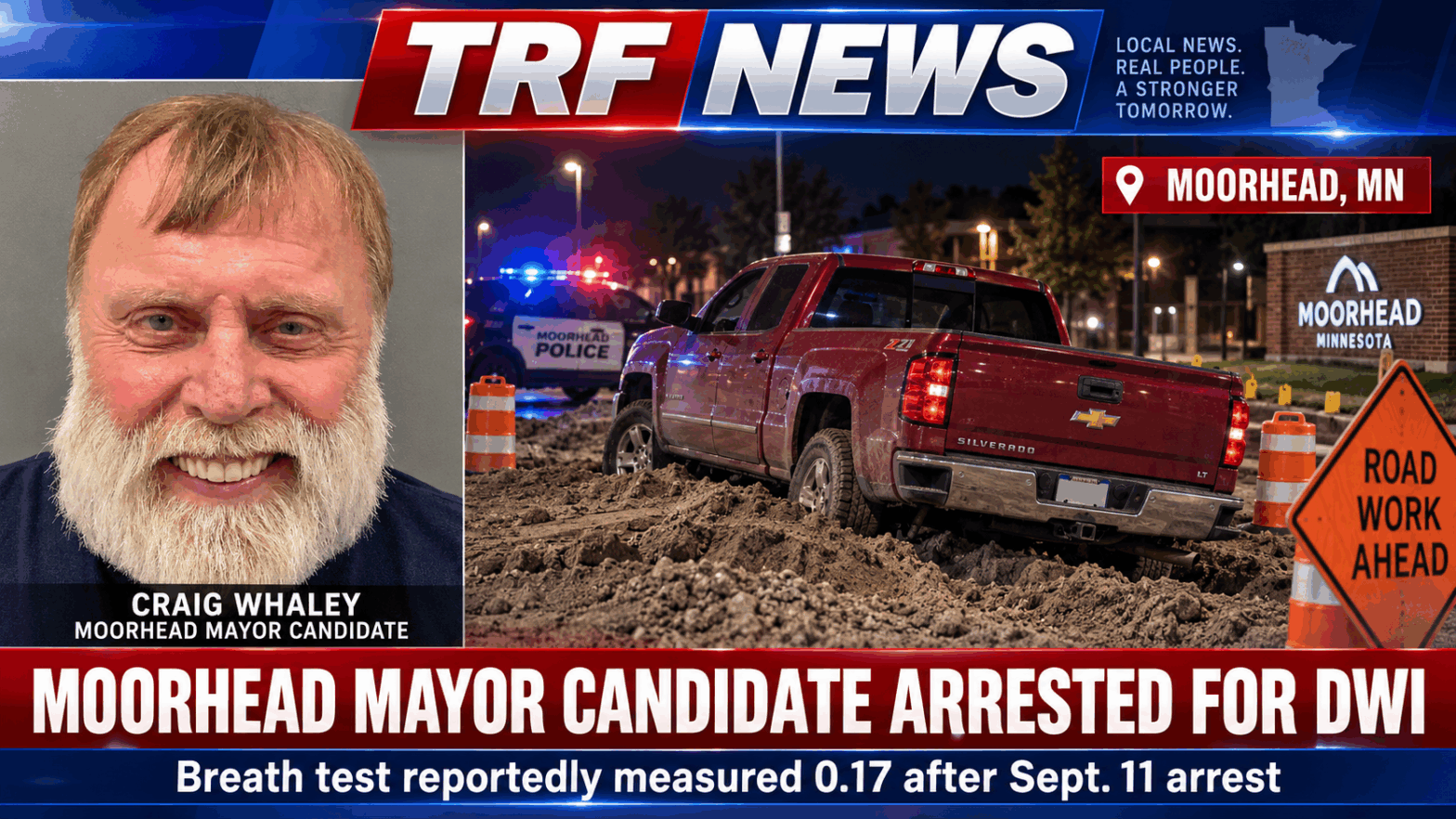 Moorhead Mayoral Candidate Faces DWI Charges