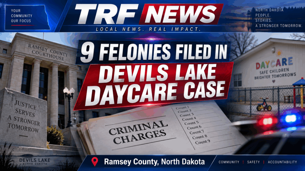 Devils Lake Volunteer Faces 9 Felonies in Abuse Case