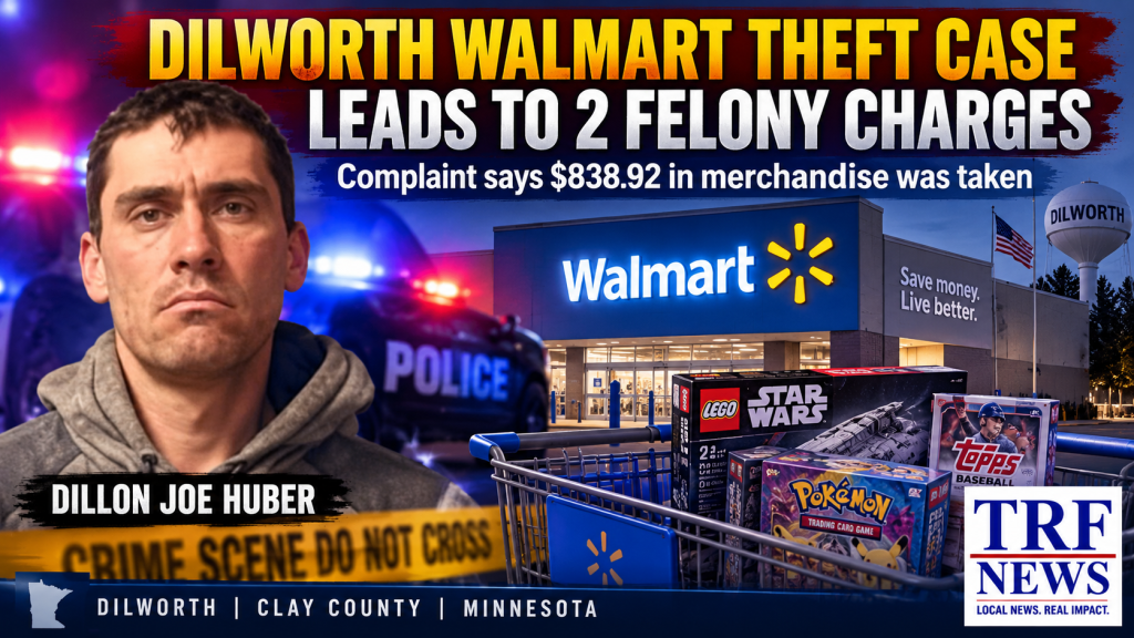 Dilworth Walmart Theft Case Leads to 2 Felony Charges