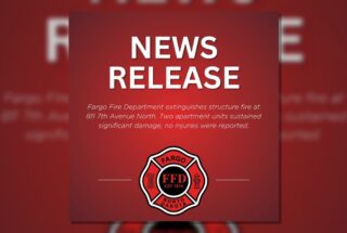 Fargo Apartment Fire Displaces Two Residents