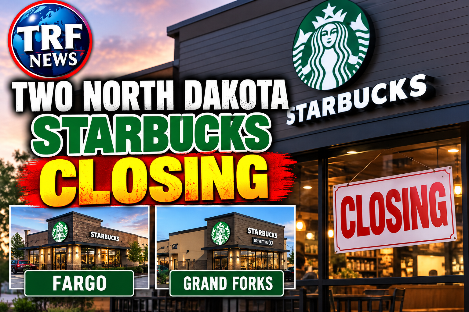 Fargo, Grand Forks Starbucks Stores to Close