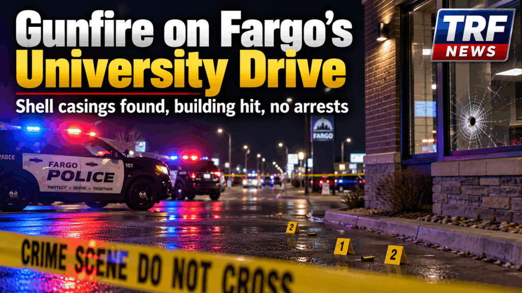 Fargo Gunfire Hits Building on University Drive