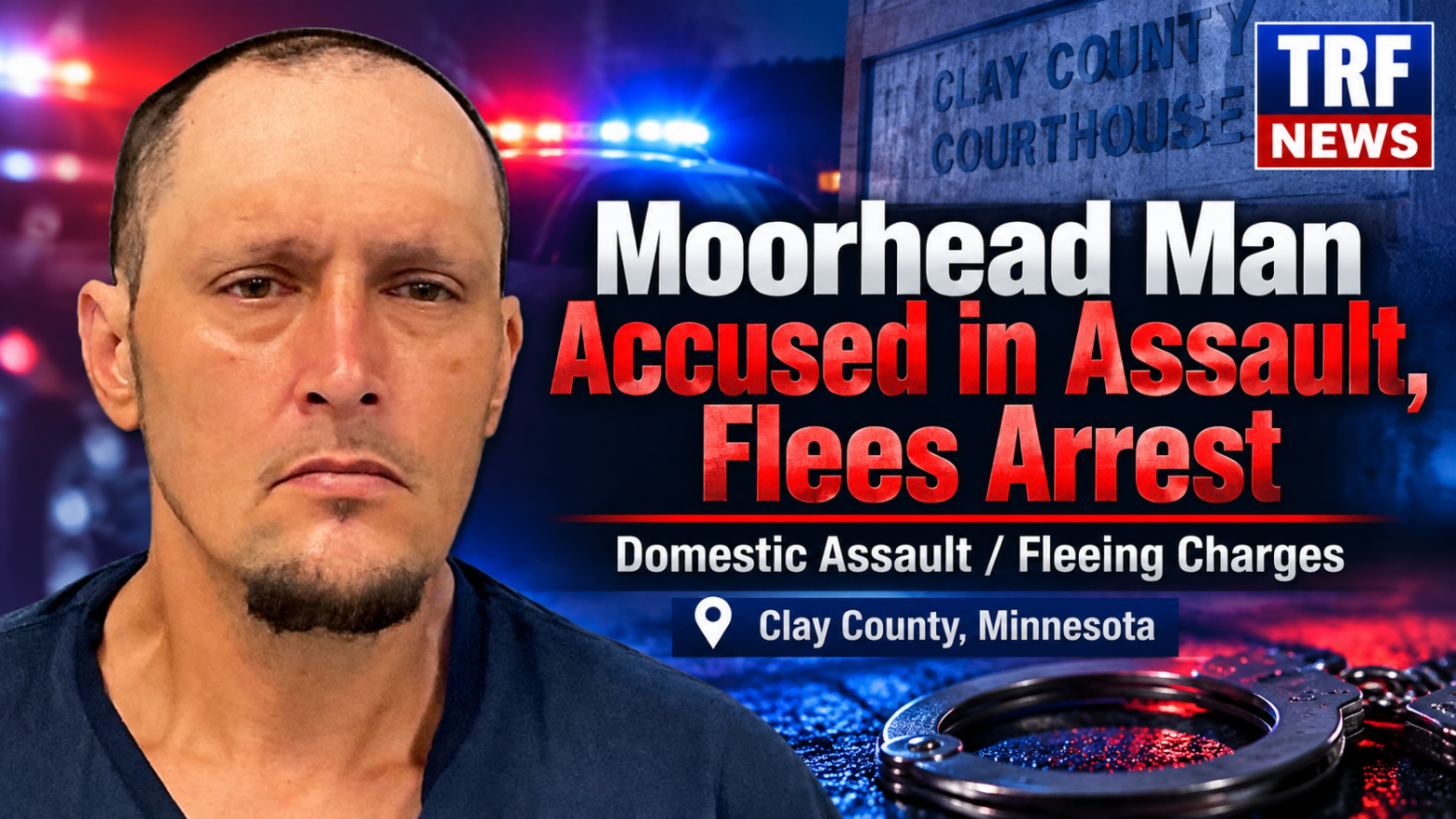 Moorhead Man Faces Domestic Assault, Fleeing Charges
