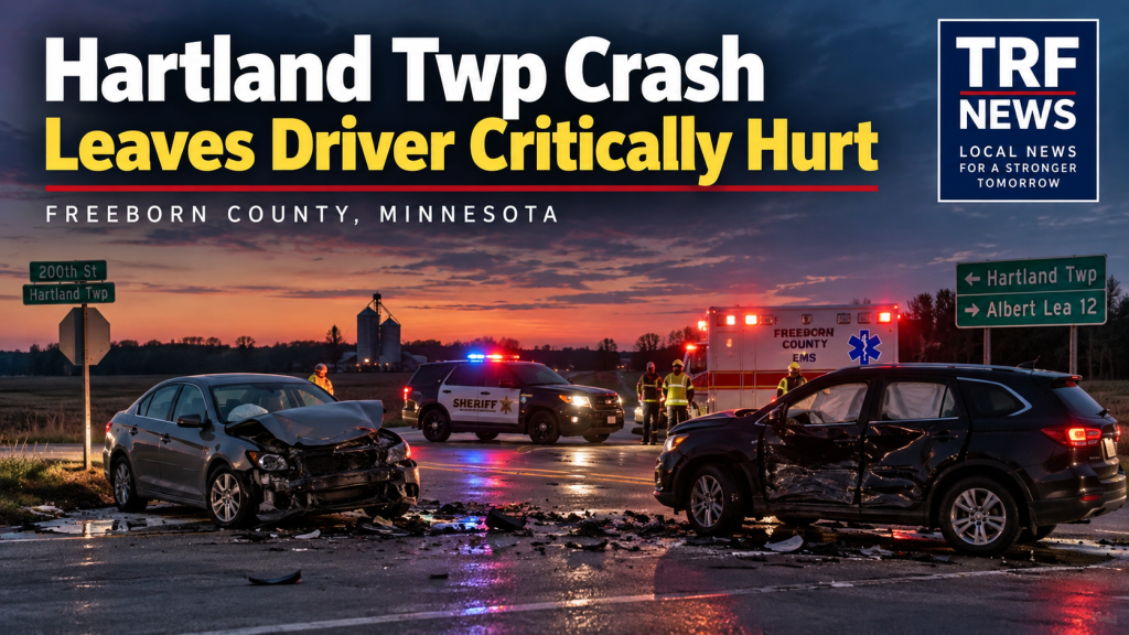 Hartland Township Crash Leaves Driver Critically Hurt