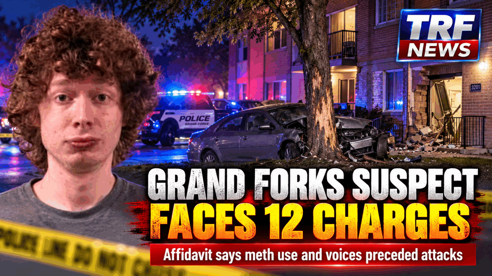 Grand Forks Man Faces 12 Charges After Car Attacks