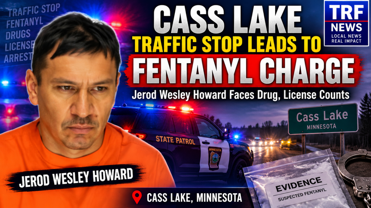 Cass Lake Man Faces Fentanyl, License Charges