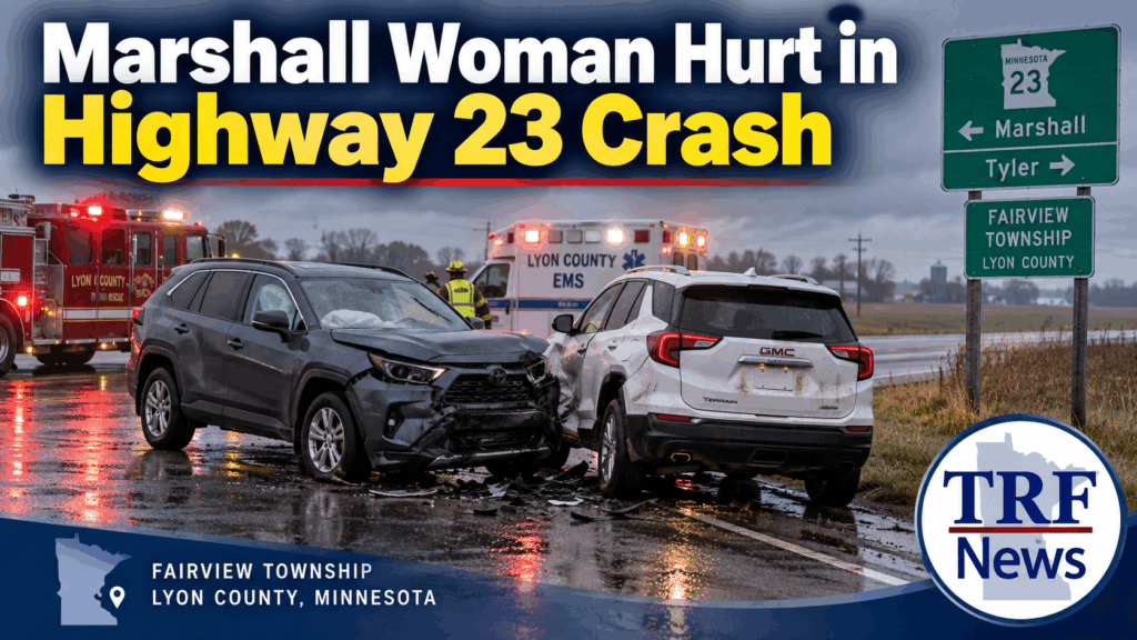 Marshall Woman Hurt in Highway 23 Crash