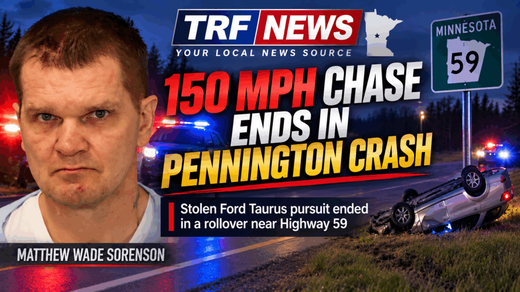 High-Speed Chase Ends at Roundabout near TRF Casino