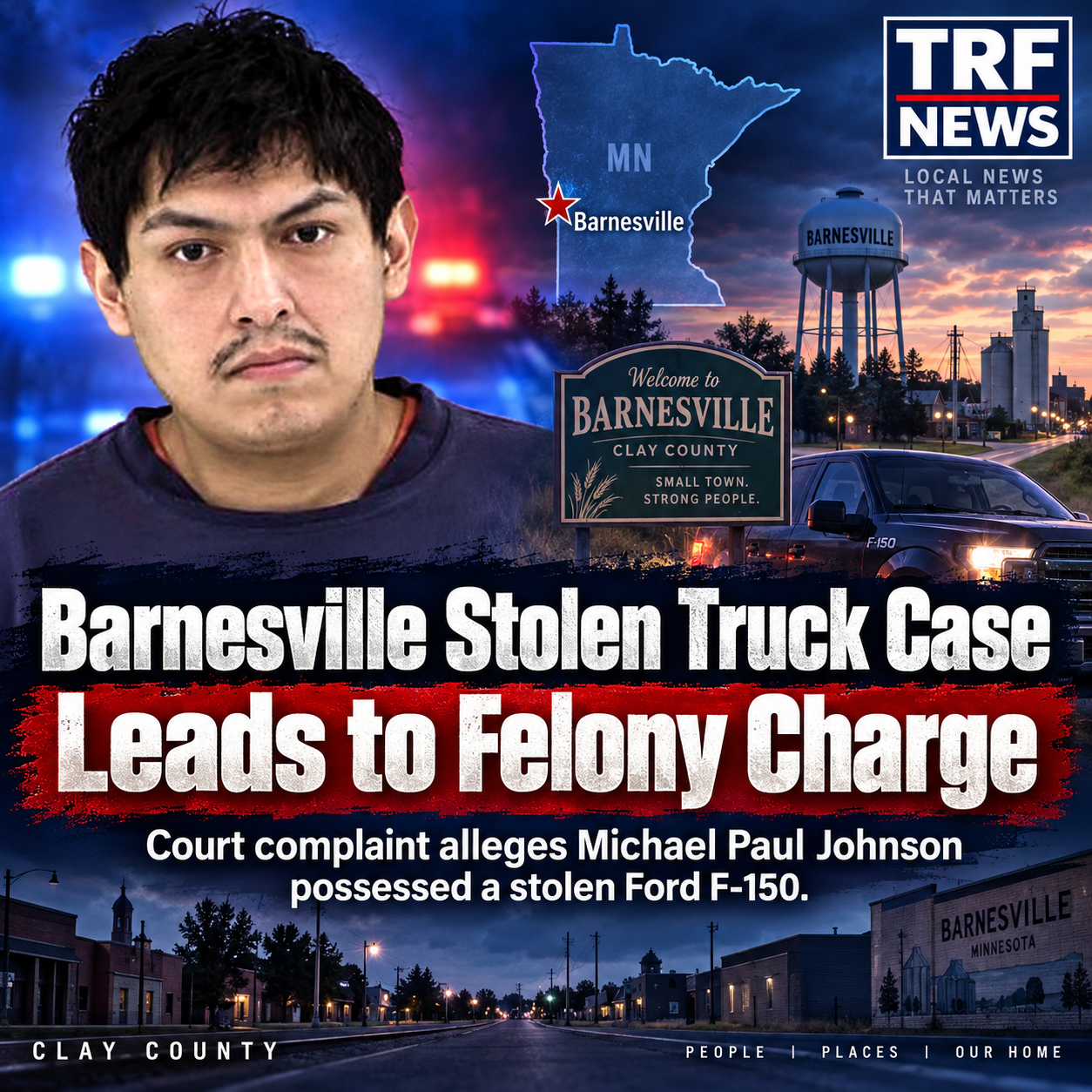 Barnesville Man Charged in Stolen Truck Case