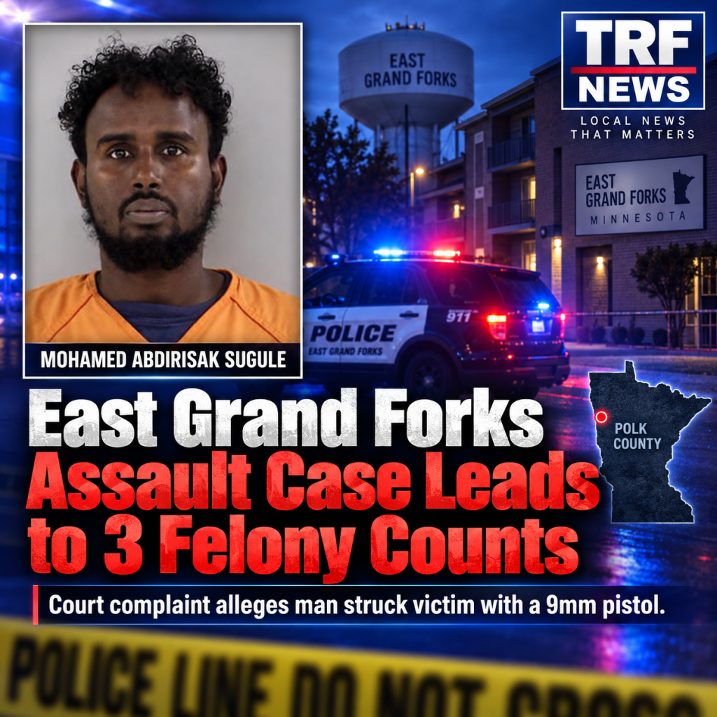 East Grand Forks Man Faces 3 Felony Assault Counts