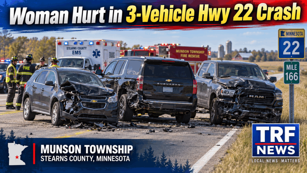 Munson Township Crash Injures Bloomington Woman