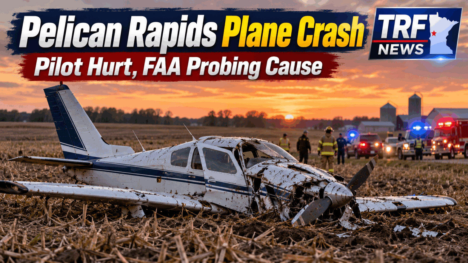 Pelican Rapids Pilot Hurt in Small Plane Crash
