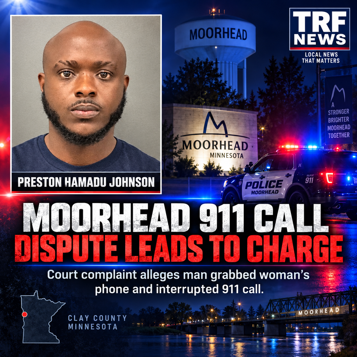 Moorhead Man Charged After Alleged 911 Interference