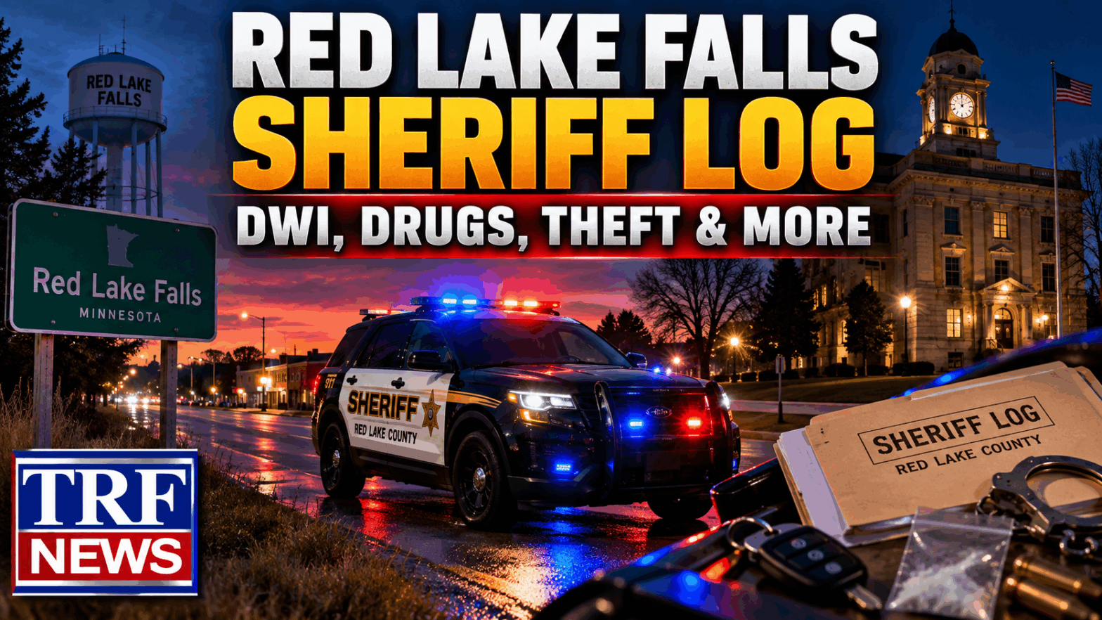 Red Lake Falls Sheriff Log: DWI, Drugs, Warrant
