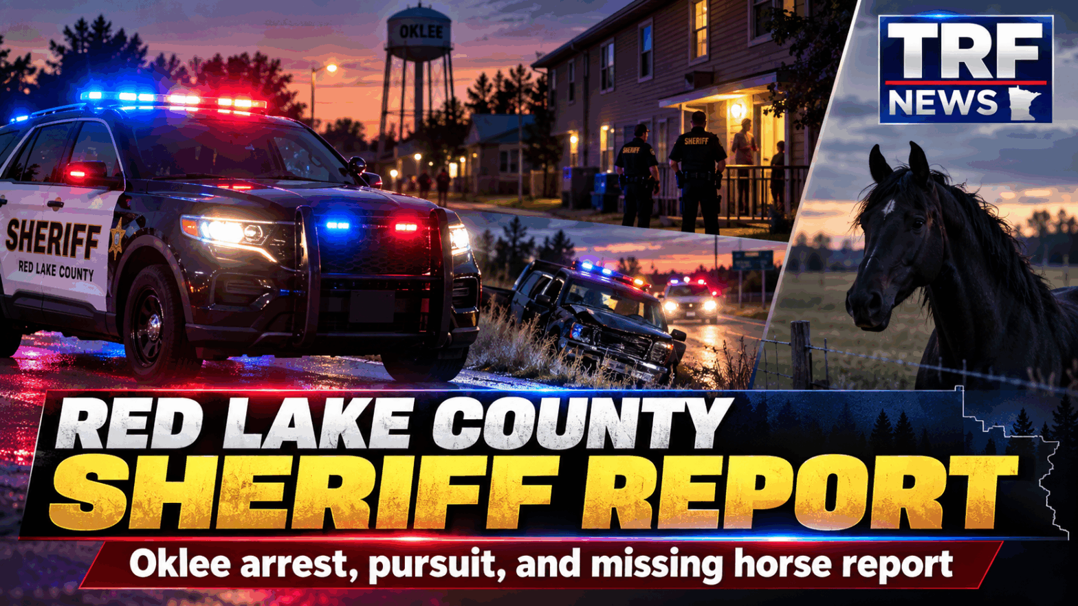 Red Lake Falls Sheriff Report: Arrests, Pursuit