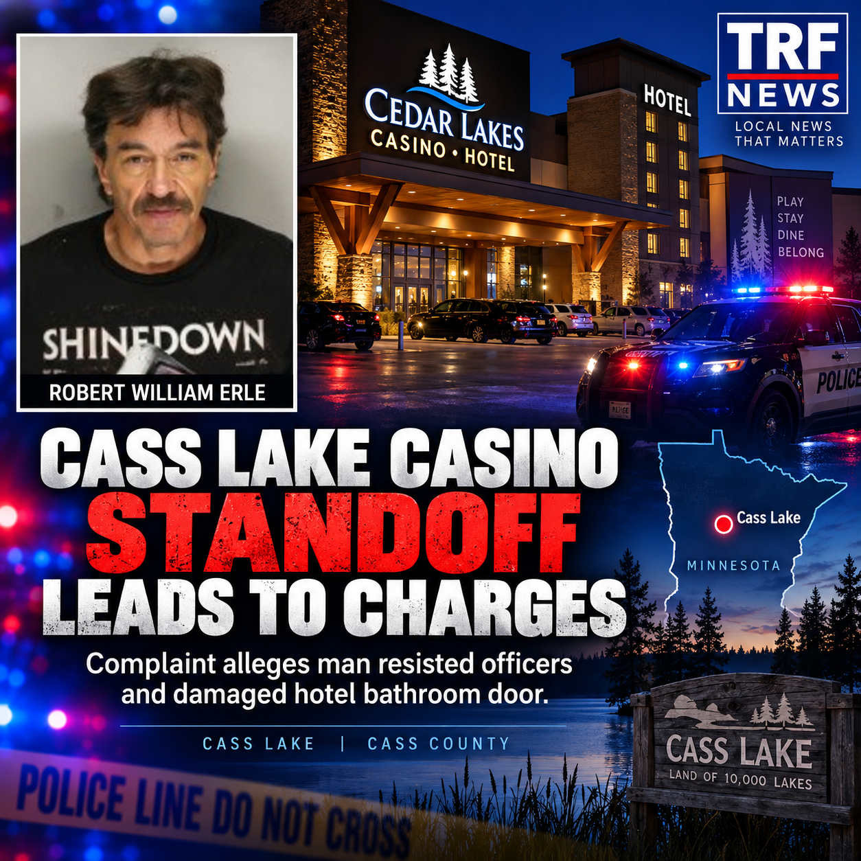 Cass Lake Casino Incident Leads to Two Charges