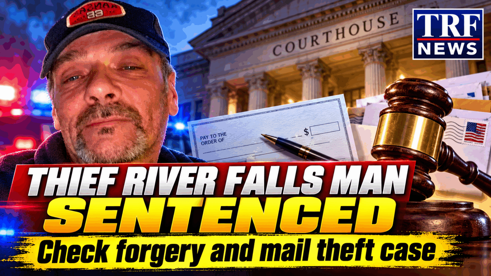 Thief River Falls Man Sentenced in Check Theft Case