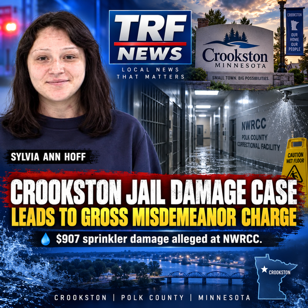 Crookston Woman Charged in $907 Jail Damage Case