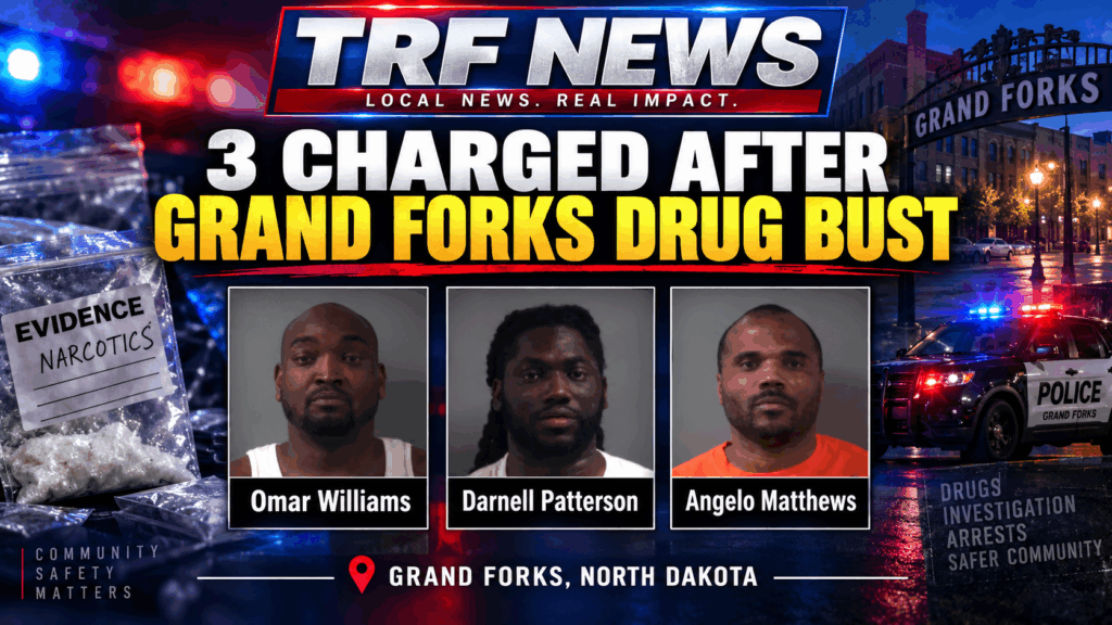 Omar Williams, 37, Darnell Patterson, 31, and Angelo Matthews, 38