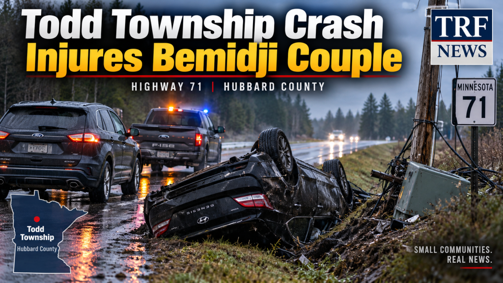 Todd Township Crash Injures Bemidji Couple