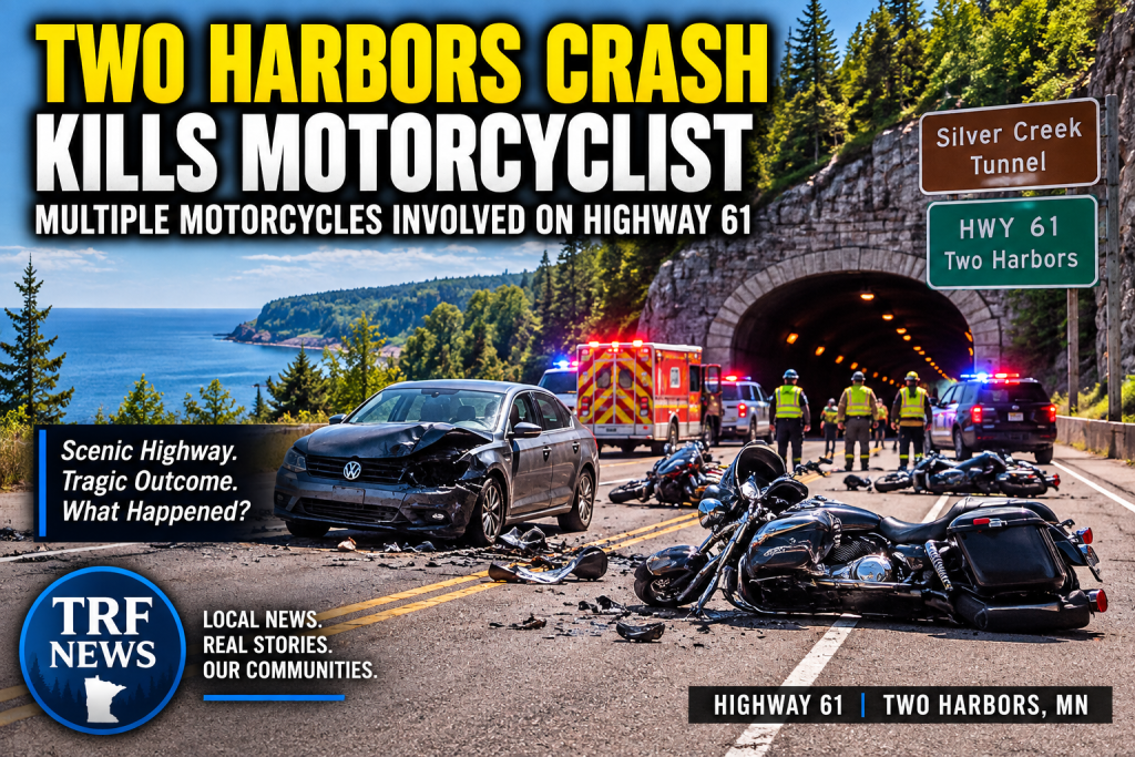 Two Harbors Motorcycle Crash Kills Bruno Man