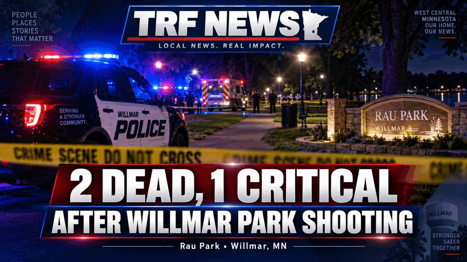 Two Killed, One Critically Hurt in Willmar Shooting