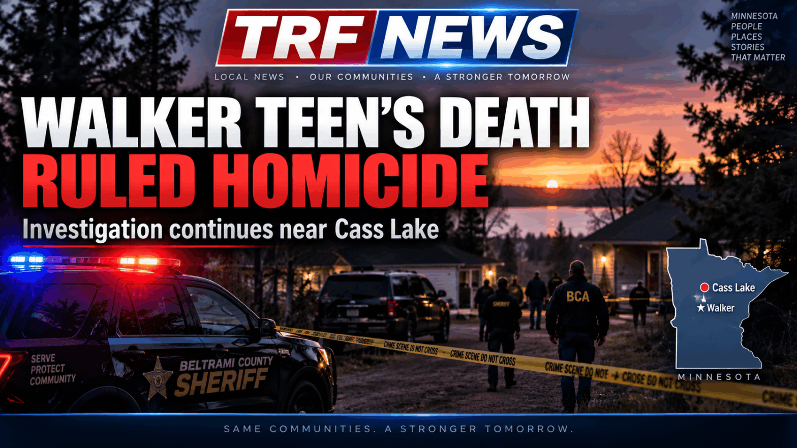Walker Teen's Death Ruled Homicide Near Cass Lake
