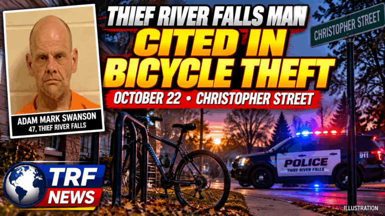Thief River Falls Man Cited in Reported Bicycle Theft
