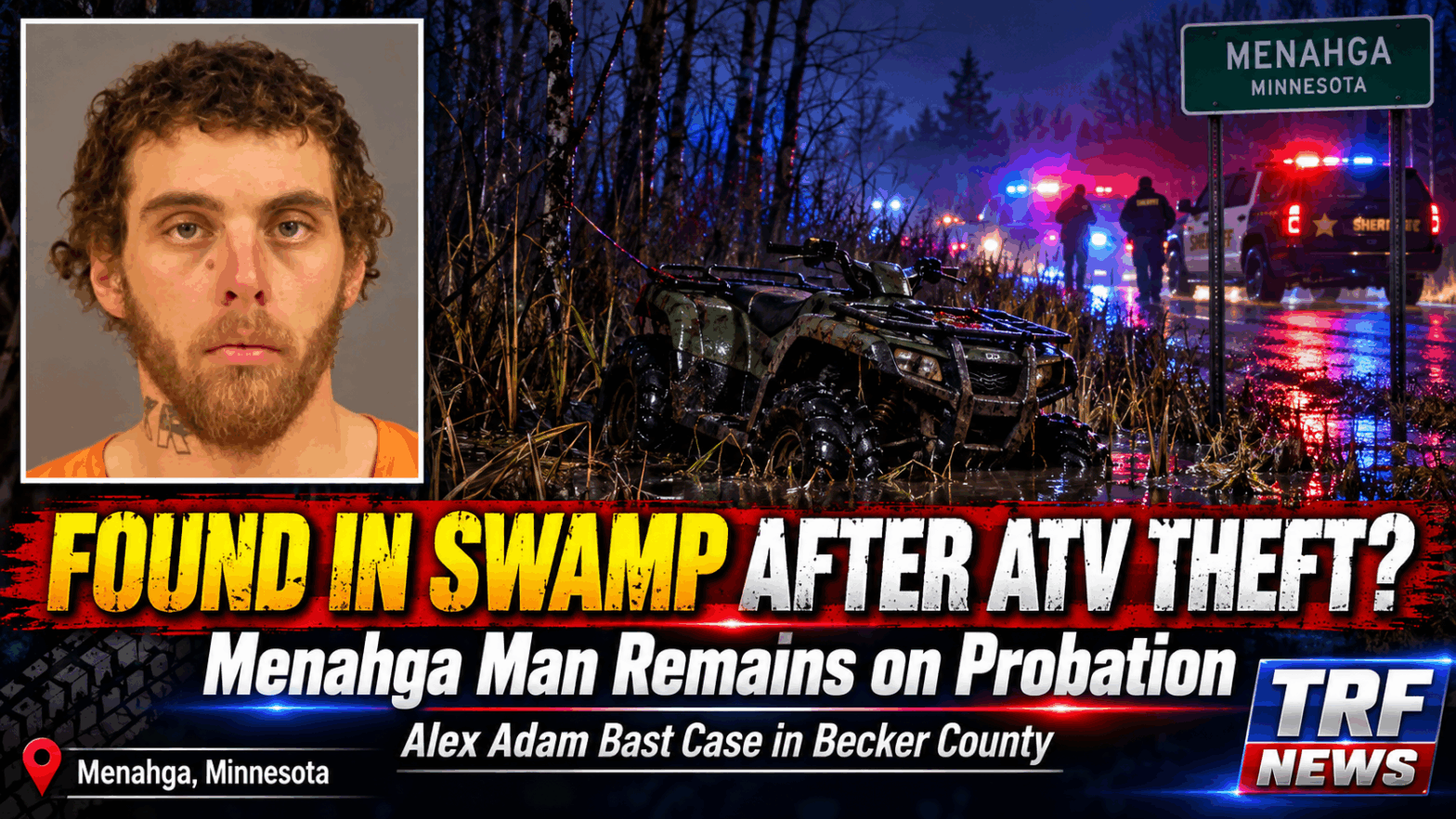 Menahga Man Found in Swamp, Kept on Probation
