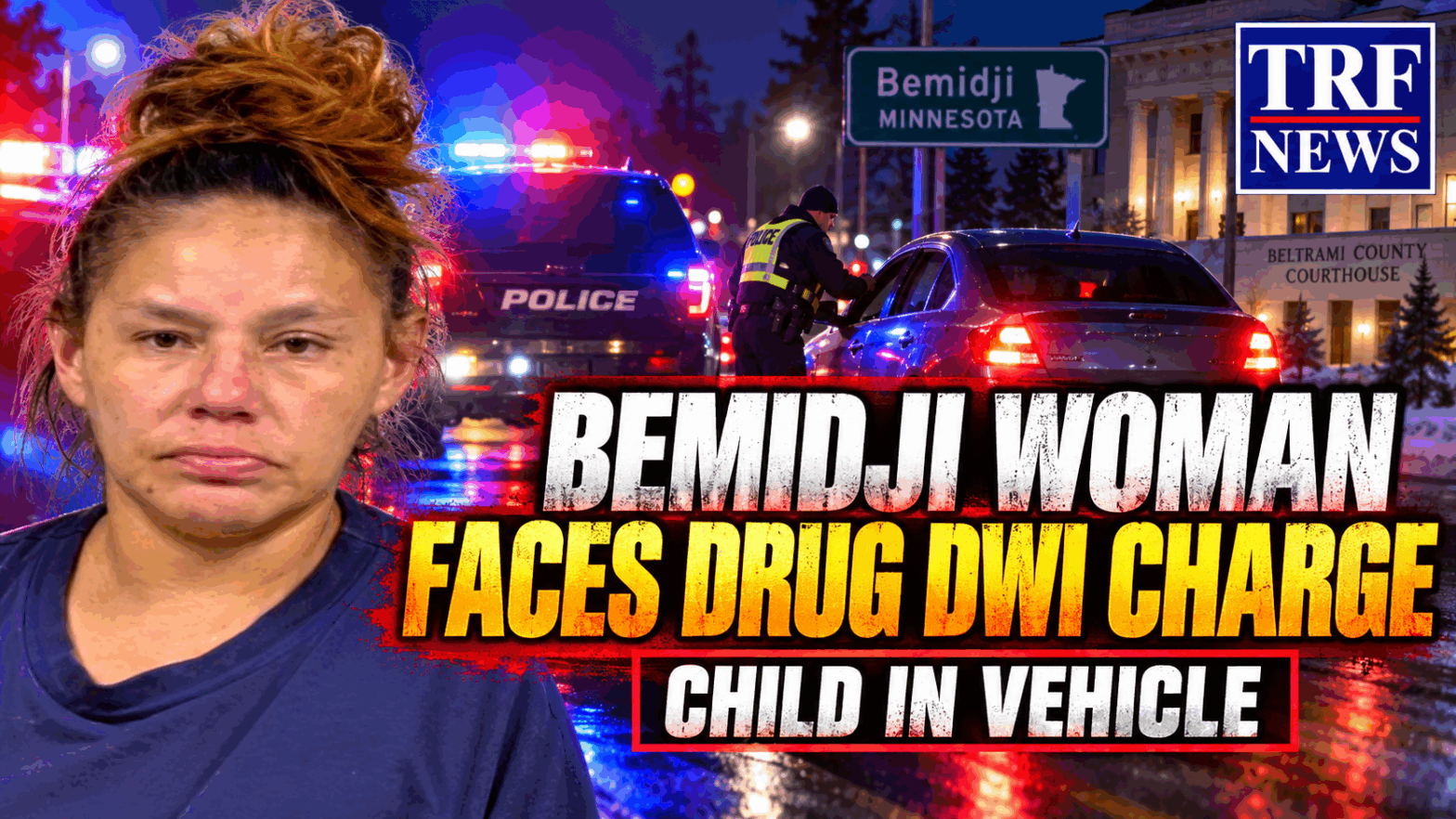 Bemidji Woman Faces DWI Charge With Grandson in Car