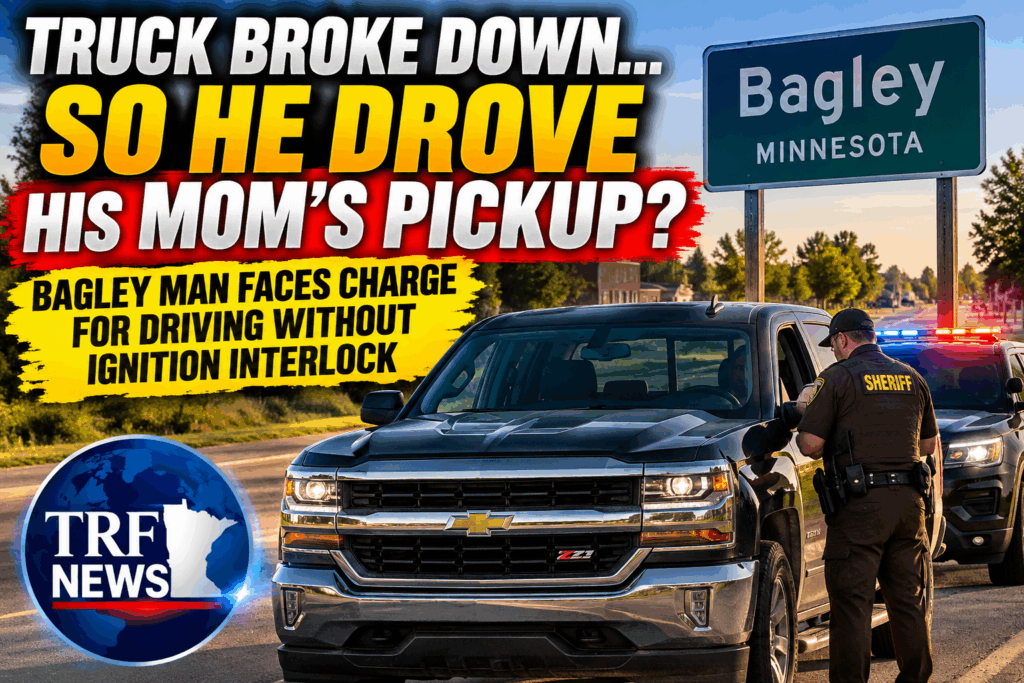 Bagley: Man Says Truck Broke Down, Faces Driving Charge