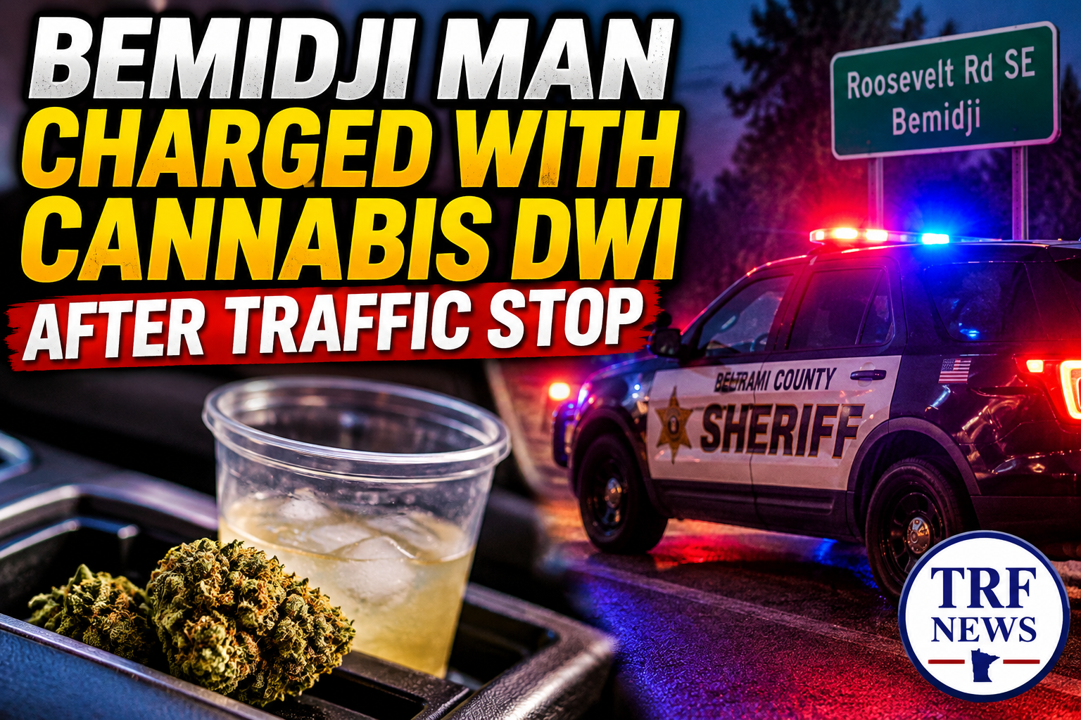 Bemidji Man Charged With Cannabis DWI After Traffic Stop