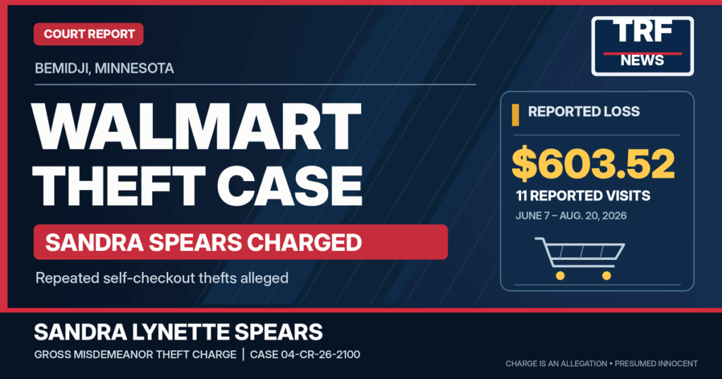Bemidji Walmart Theft: Sandra Spears Charged Over $603