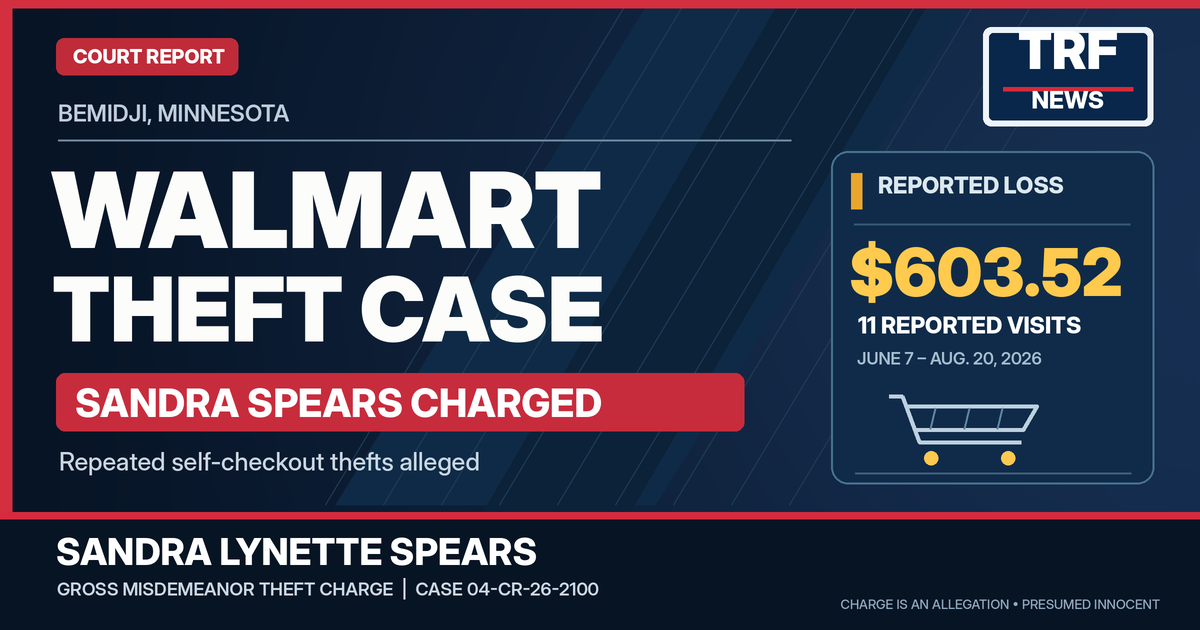 Bemidji Walmart Theft: Sandra Spears Charged Over $603