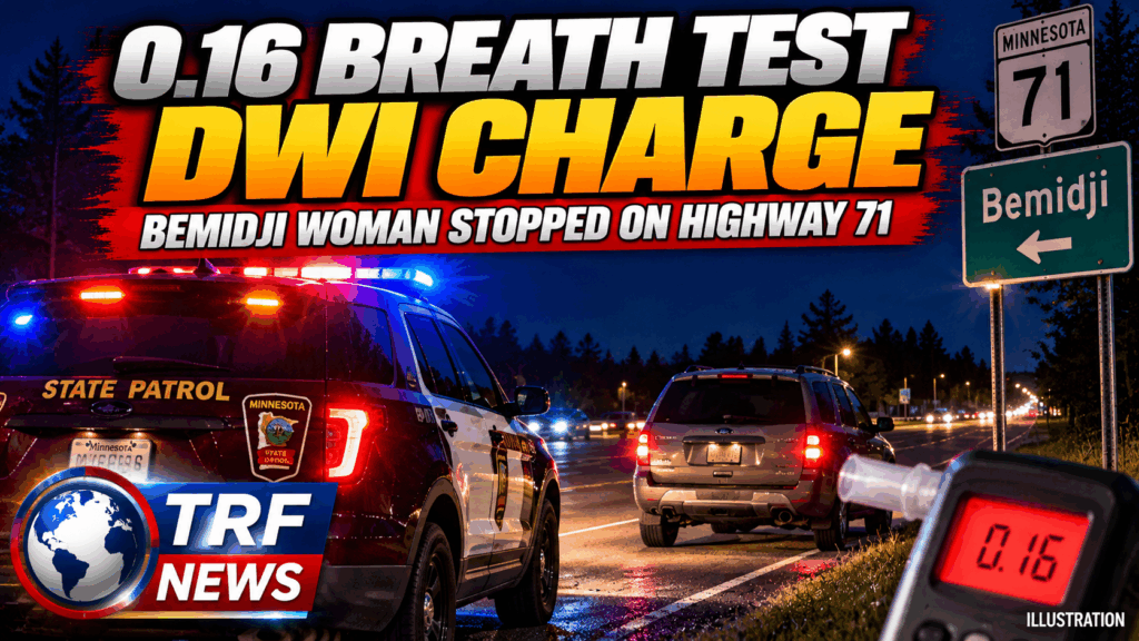 Bemidji Woman Faces DWI Charge After 0.16 Breath Test