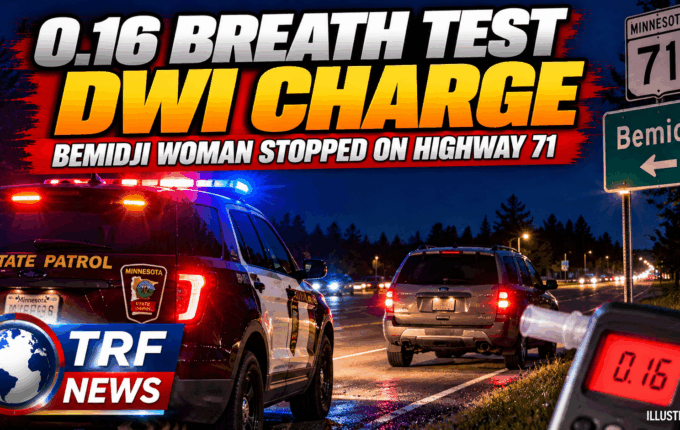 Bemidji Woman Faces DWI Charge After 0.16 Breath Test