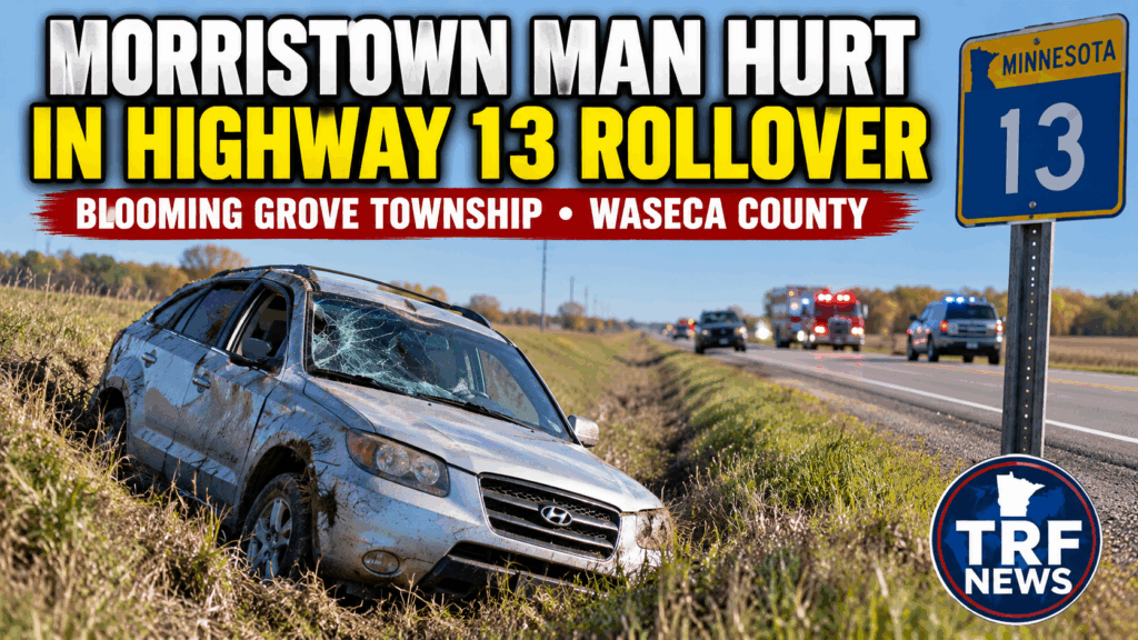 Blooming Grove: Highway 13 Rollover Injures Driver