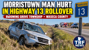 Blooming Grove: Highway 13 Rollover Injures Driver