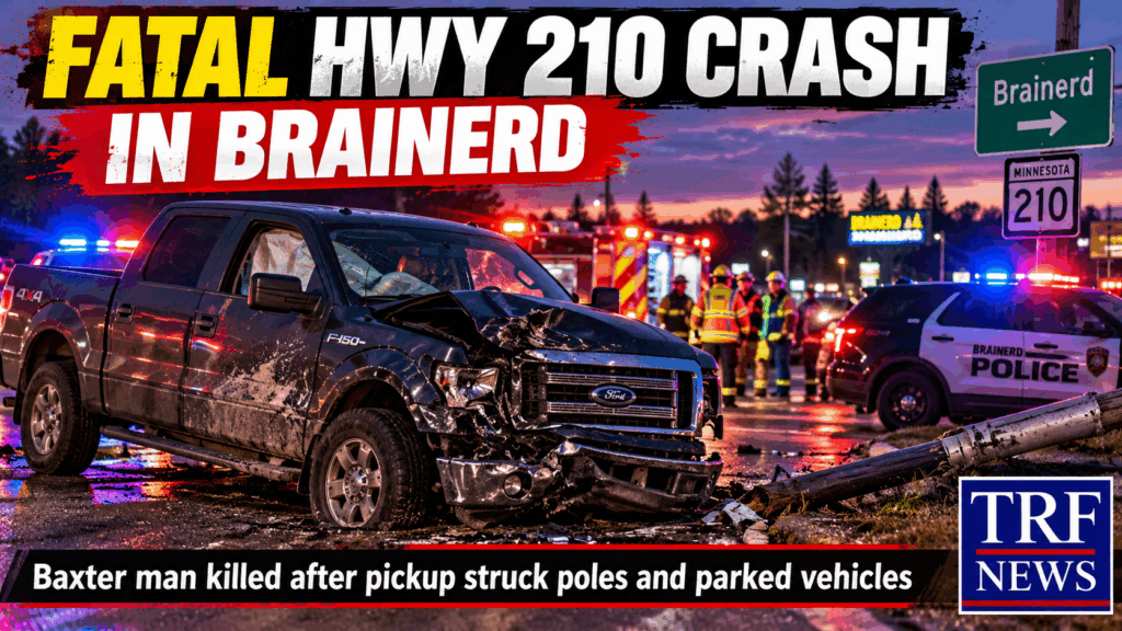 Brainerd Crash Kills Baxter Man on Highway 210