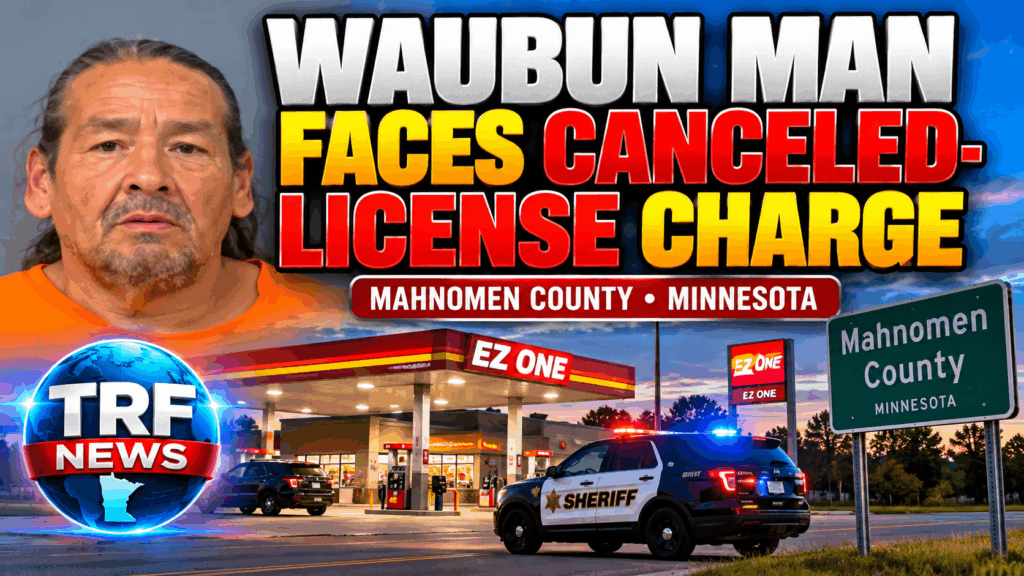 Mahnomen: Jackson Charged With Canceled-License Driving